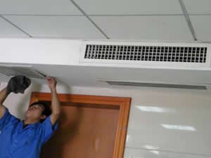 中央空調(diào)風(fēng)道、風(fēng)機(jī)盤(pán)管清洗服務(wù)流程